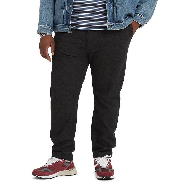リーバイス メンズ ボトムス カジュアルパンツ トール Big Tallevis XX Chino Standard Tapered Chino Pants Mineral Black ブラック