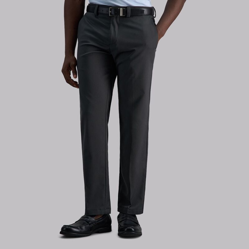 ハガー メンズ ボトムス カジュアルパンツ Mens Haggar Cool Right Performance Flex StraightFit FlatFront Pants Dark Gray Heather グレー