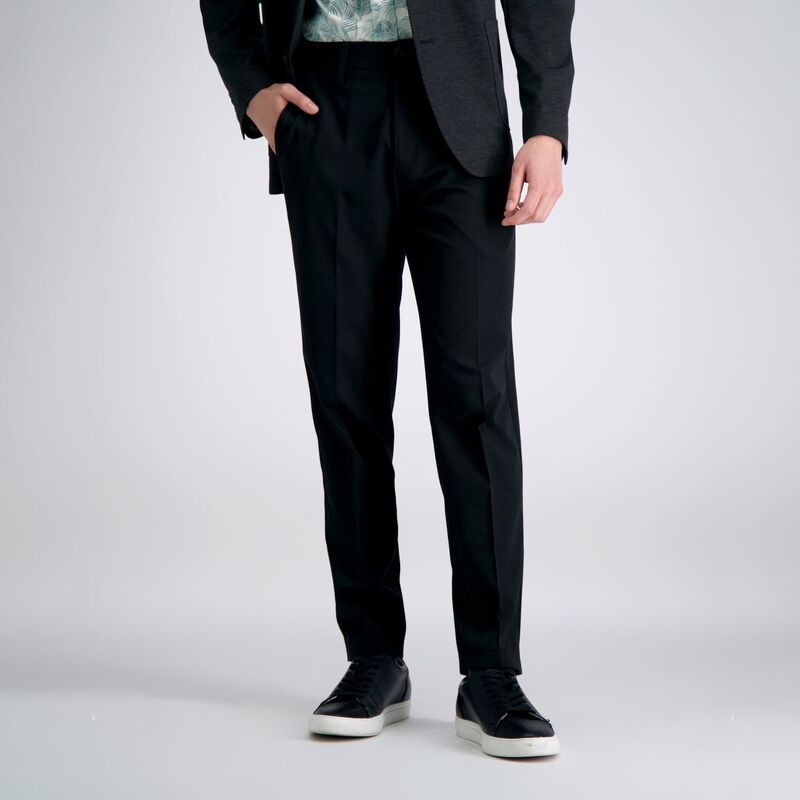 ハガー メンズ ボトムス カジュアルパンツ Mens Haggar Cool Right Performance Flex SlimFit FlatFront Pants Black ブラック 15,000円