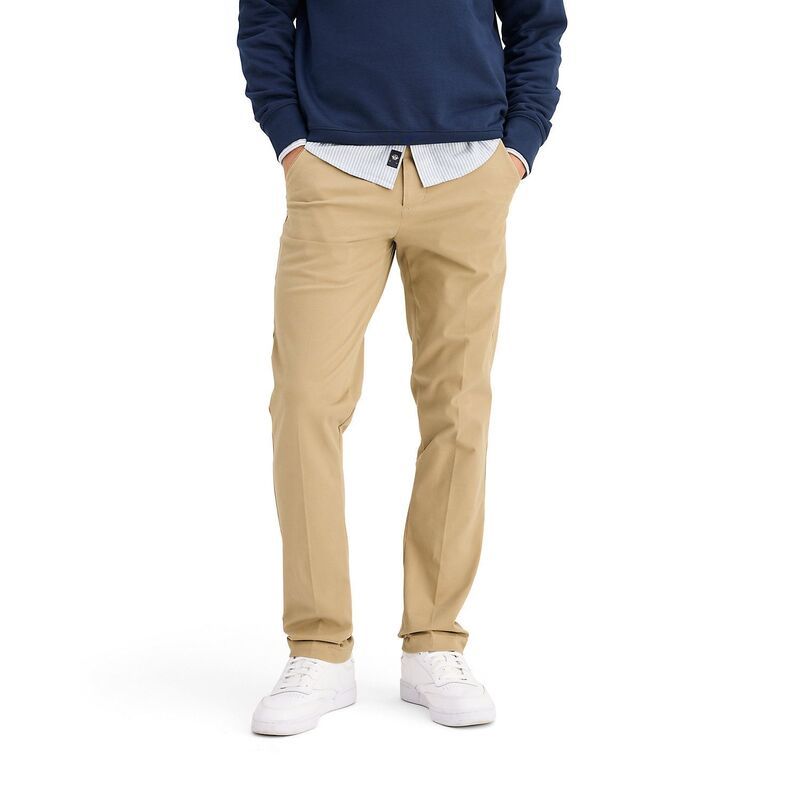 ドッカーズ メンズ ボトムス カジュアルパンツ Mens Dockers Workday SlimFit Smart 360 FLEX Khaki Pants British Khaki カーキ