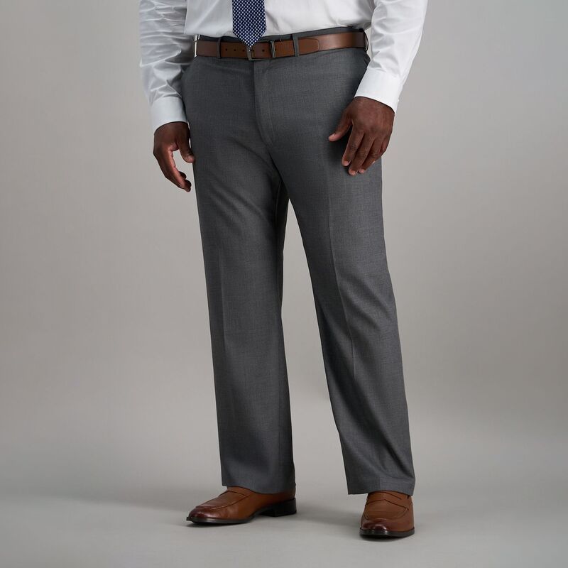 ハガー メンズ ボトムス カジュアルパンツ トール Big Tall JM Haggar Classic Fit Flat Front Dress Pants Medium Gray グレー