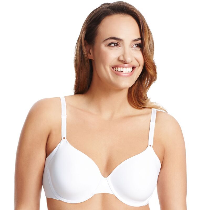 オルガ レディース アンダーウェア ブラジャー OlgaR by WarnersR No Sideffects FullFigure Contour Bra GB0561A White ホワイト