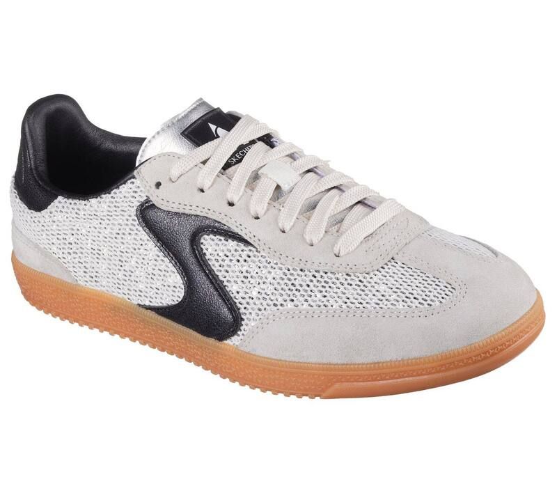 スケッチャーズ レディース シューズ スニーカー メッシュ Skechers Hotshot Meshing Well Womensneakers White Black ホワイト