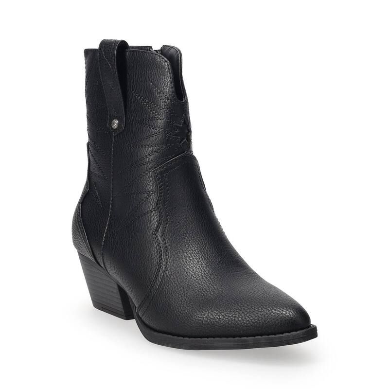エスオー レディース シューズ ブーツ・レインブーツ WomensO Ragdann Star Western Boots Black ブラック