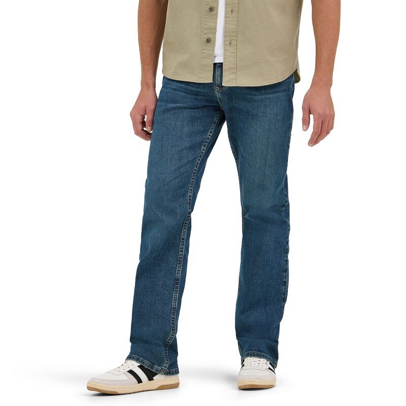 ラングラー メンズ ボトムス デニムパンツ ジーンズ Mens Wrangler Straight Fit Jeans Gravel