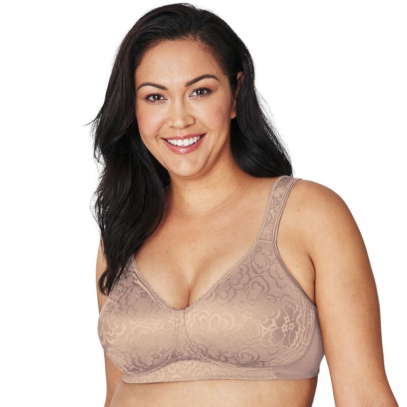 プレイテックス レディース アンダーウェア ブラジャー Playtex 18 Hour Ultimate Lift Support Wireless Bra 4745 Toffee