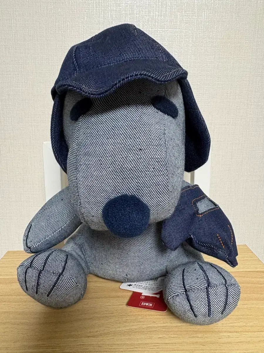 SNOOPYデニムグローブぬいぐるみ