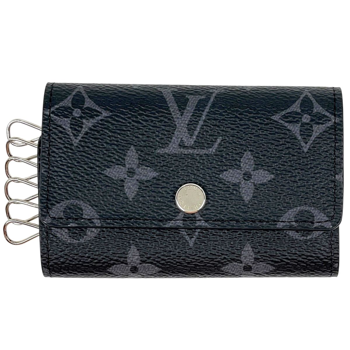 ルイ・ヴィトン Louis Vuitton ミュルティクレ6 キーケース モノグラムエクリプス ノワール(ブラック) M82603 レディース 【中古】