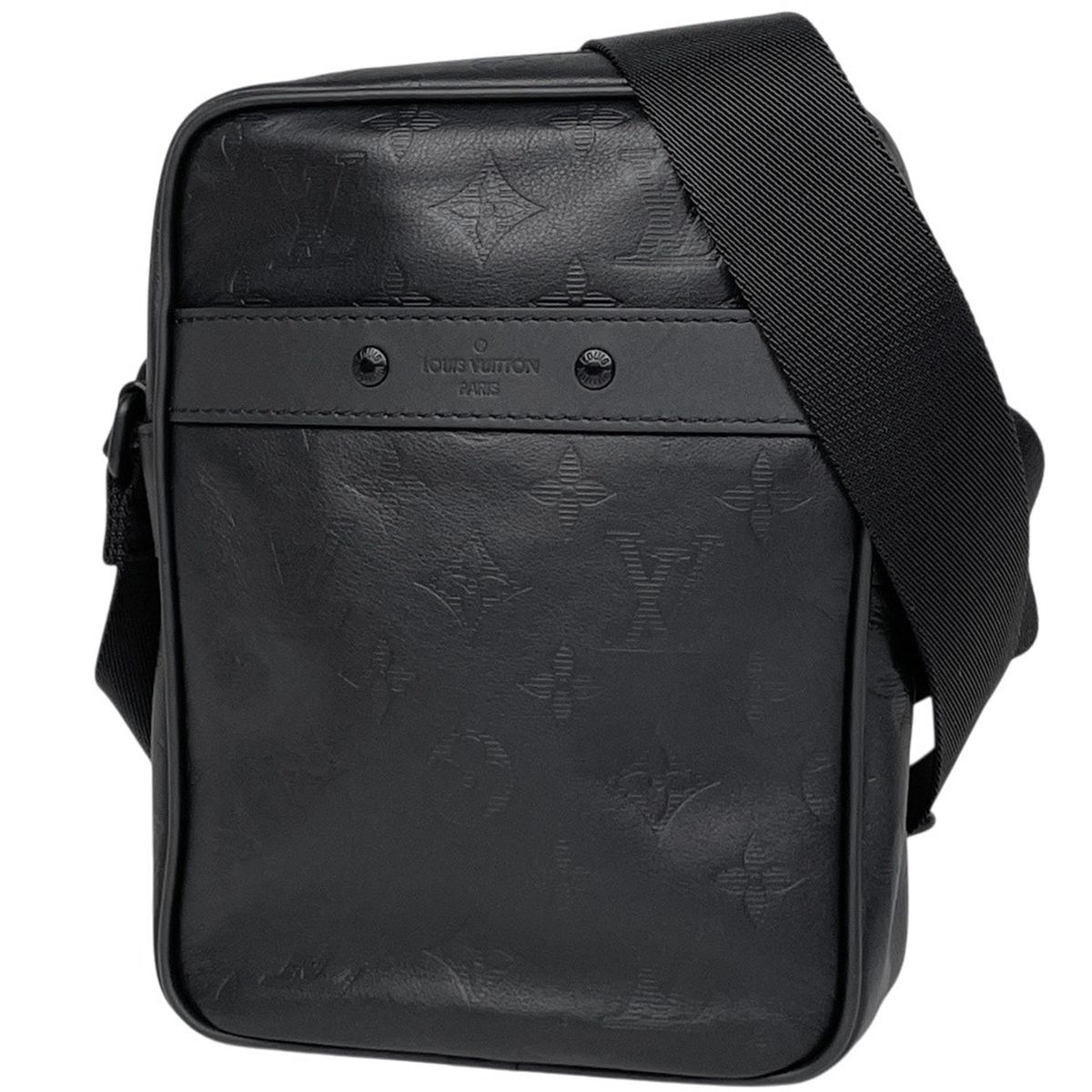 ルイ・ヴィトン Louis Vuitton ダヌーヴPM モノグラムシャドウ ショルダーバッグ モノグラム ノワール(ブラック) M43681 メンズ 【中古】