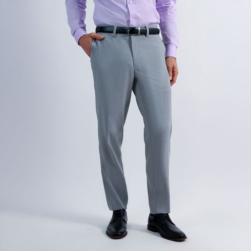 ハガー メンズ ボトムス カジュアルパンツ Mens Haggar Cool Right Performance Flex SlimFit FlatFront Pants Lead
