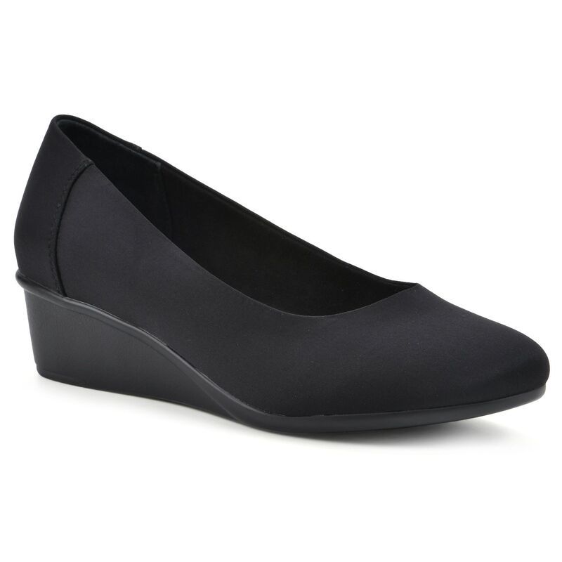 クリフバイホワイトマウンテン レディース シューズ パンプス ヒール Cliffs by White Mountain Boldness Womens Wedge Heels Black Nylon ブラック