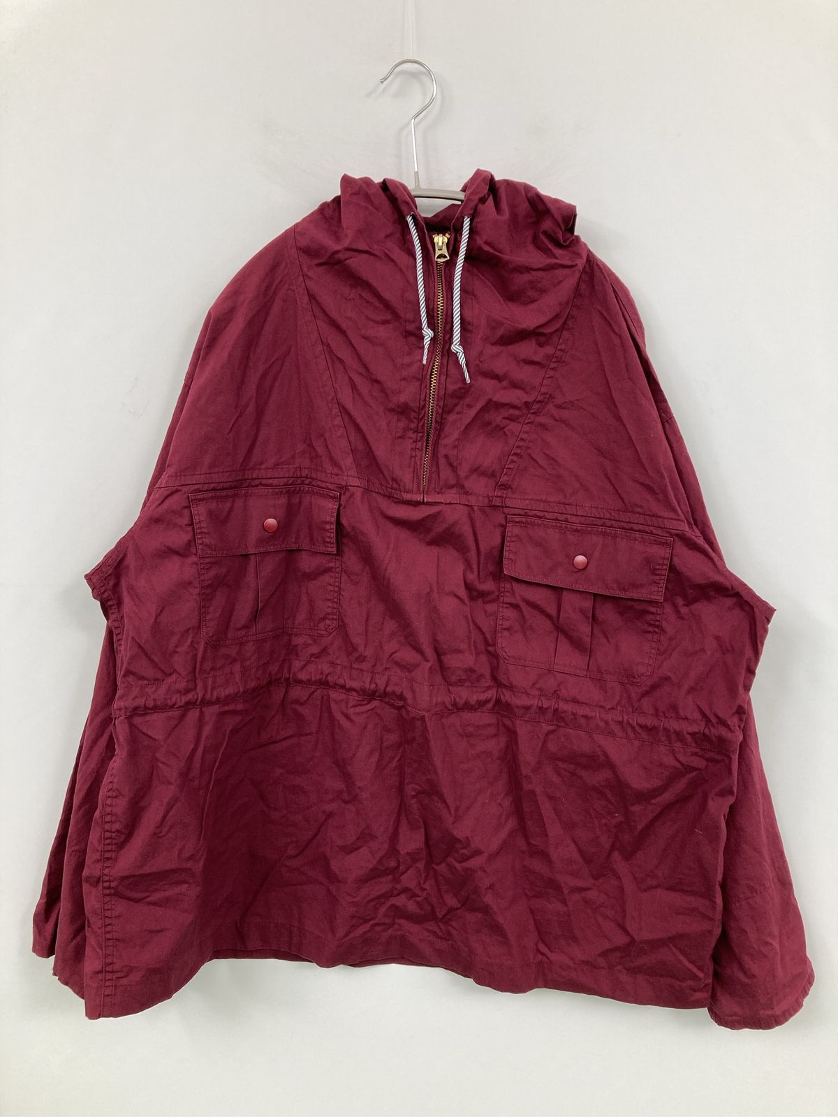 BEAMS ビームス アノラックパーカー M レッド メンズ