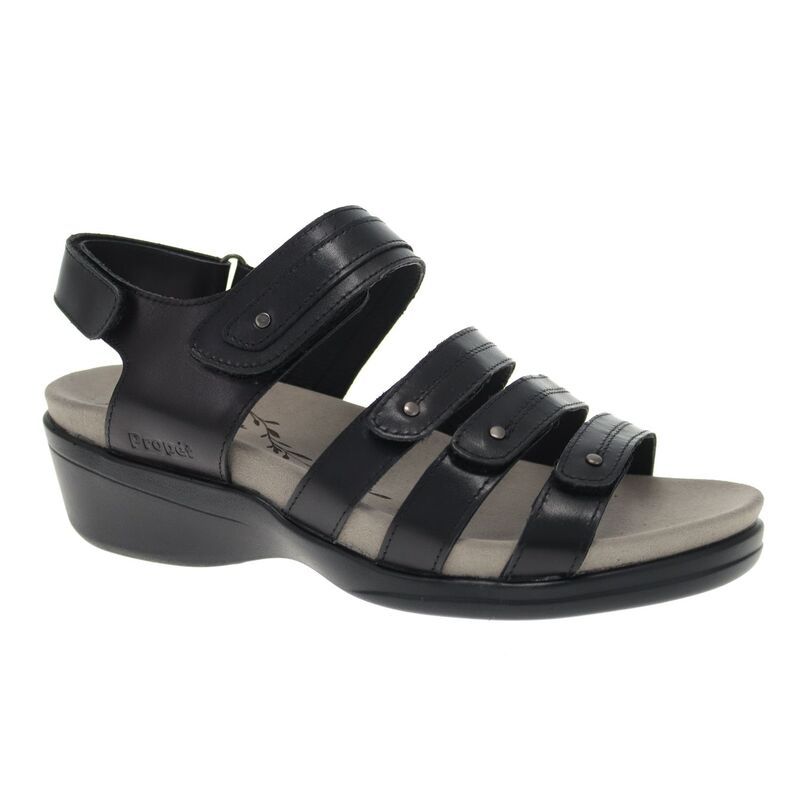プロペット レディース シューズ サンダル Propet Ainsley Womens Comfort Sandals Black ブラック