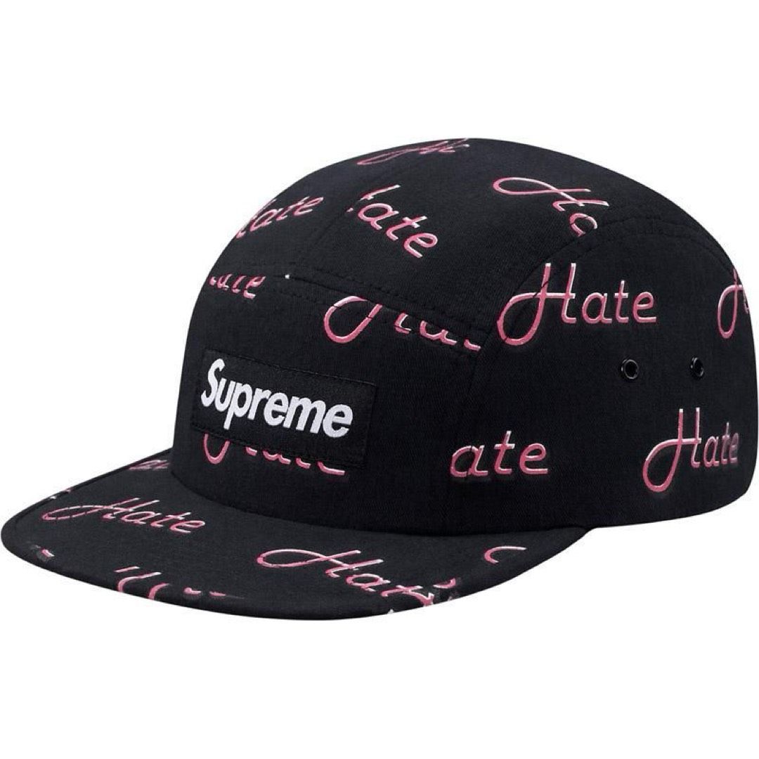 Supreme シュプリーム キャップ ブラック コットン ベースボール メンズ レディース