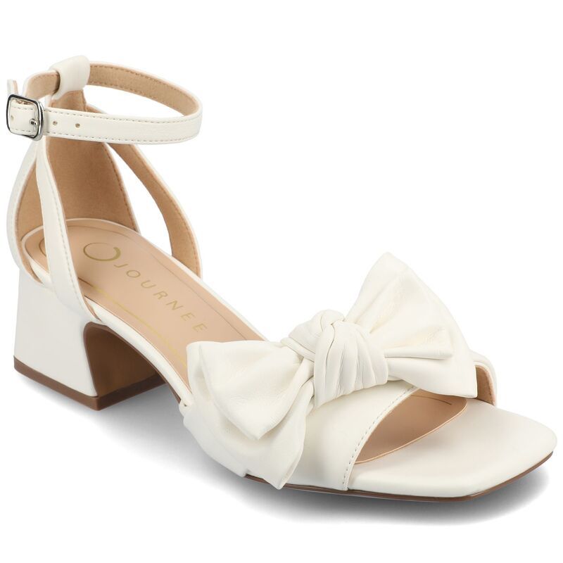ジャーニー レディース シューズ サンダル Journee Zevi Womens Tru Comfort Foam Sandals White Pu ホワイト