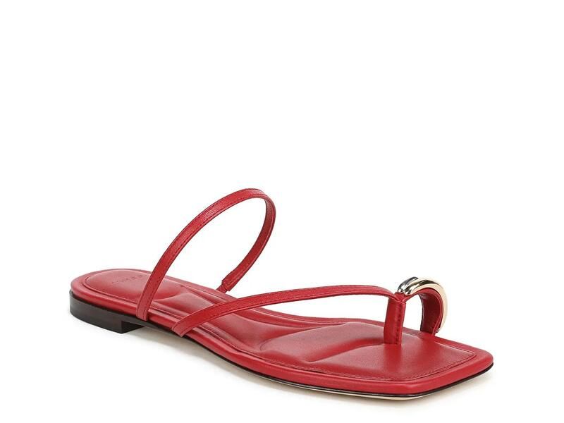 ヴィンス レディース シューズ サンダル VincePolli Sandal Womens Crimson Leather クリムゾン