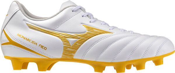 ミズノ メンズ シューズ スニーカー Mizuno Monarcida Neo III S FG Soccer Cleats WhiteGold ホワイト