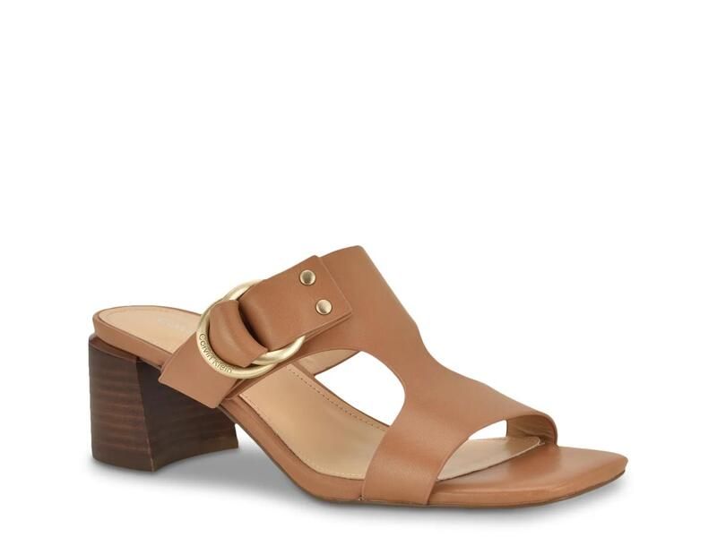 カルバンクライン レディース シューズ サンダル Calvin Klein Vevia Sandal Medium Natural Tan タン