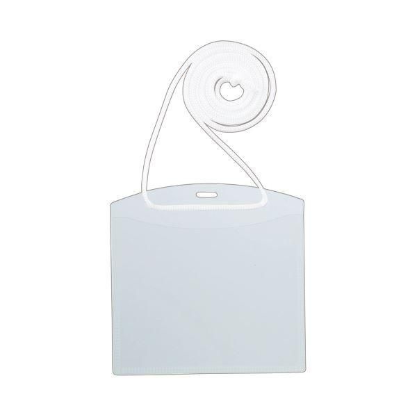 (まとめ) TANOSEE イベント用名札 スタンダードサイズ ひも付 1パック（10個） 〔×30セット〕