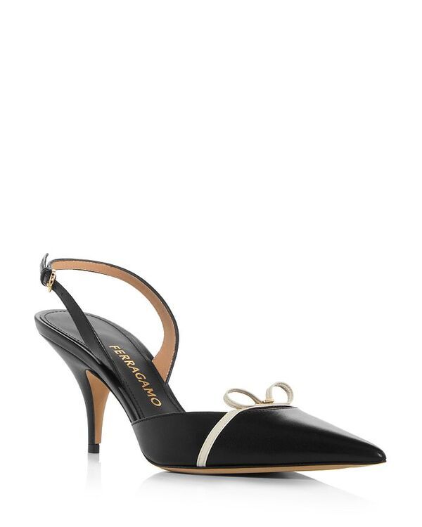 フェラガモ レディース シューズ パンプス FERRAGAMO Womens Gylla 70 Slingback Pumps Black ブラック