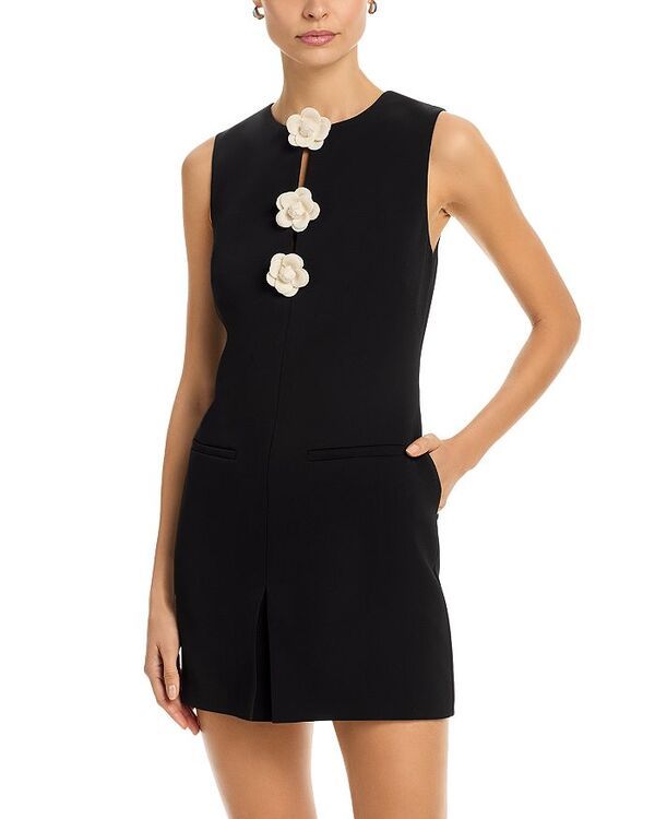 ミリー レディース トップス ワンピース ミニ MILLY Saylor Mini Dress Black ブラック