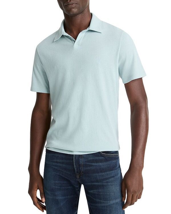 ヴィンス メンズ トップス ポロシャツ ニット Vince Short Sleeve Loose Knit Polo Shirt Cascade