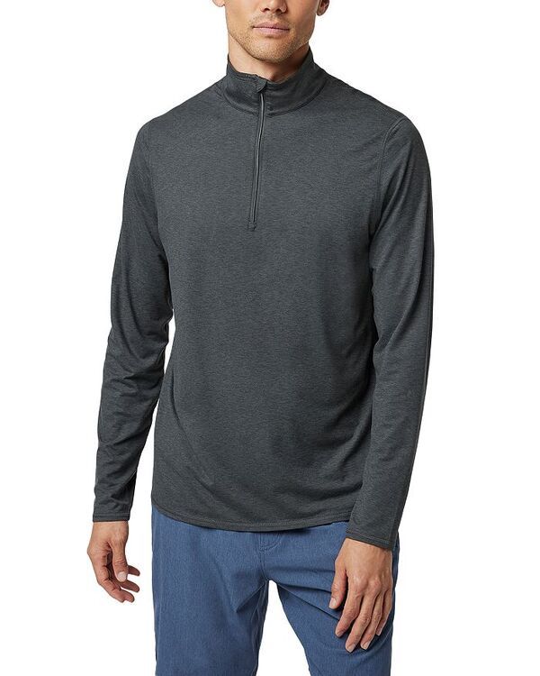 ビュオーリ レディース アウター ニット・セーター ハーフジップ Vuori Ease Performance Modern Athletic Fit Half Zip Sweater Charcoal チャコール
