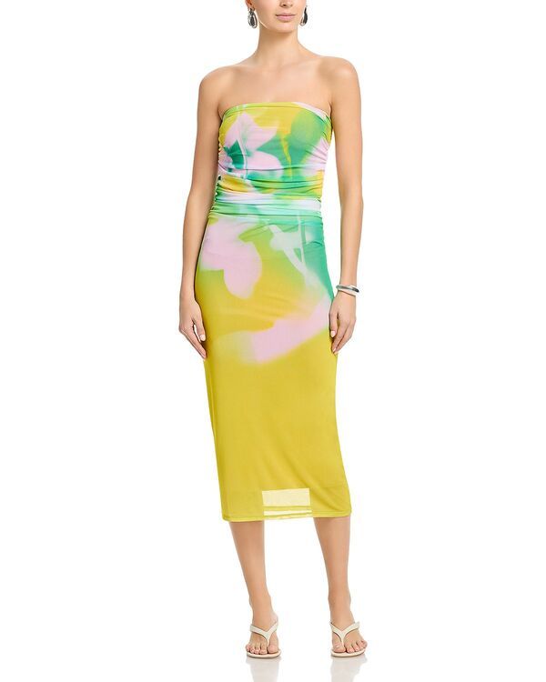エーエフアールエム レディース ボトムスカート AFRM Bevin Skirt Sunblur Blossom
