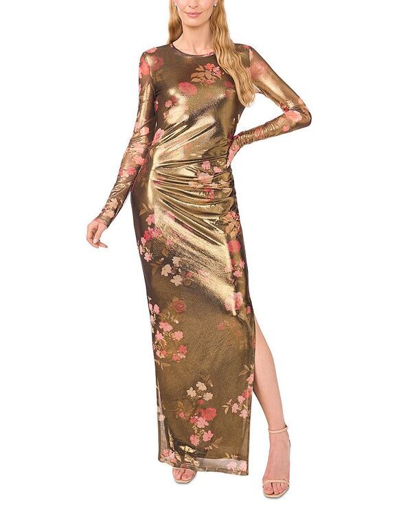 テッドベーカー レディース トップス ワンピース フラワー柄 メッシュ マキシ フラワー Ted Baker Nic Floral Foiled Mesh Maxi Dress Redahlia レッド