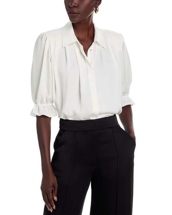レイミー ブルック レディース トップス シャツ ブラウス Ramy Brook Amira Blouse Ivory アイボリー