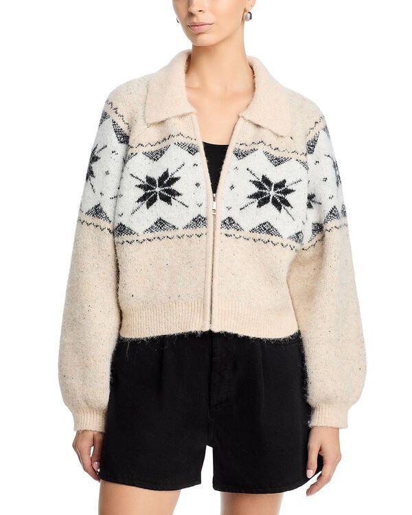 ブランクニューヨーク レディース アウター ニット・セーター BLANKNYC Digital Detox Zippered Sweater Digital Detox