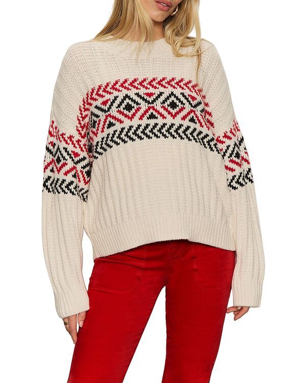 サンクチュアリー レディース アウター ニット・セーター Sanctuary Intarsia Sweater Chalk Multi チョーク