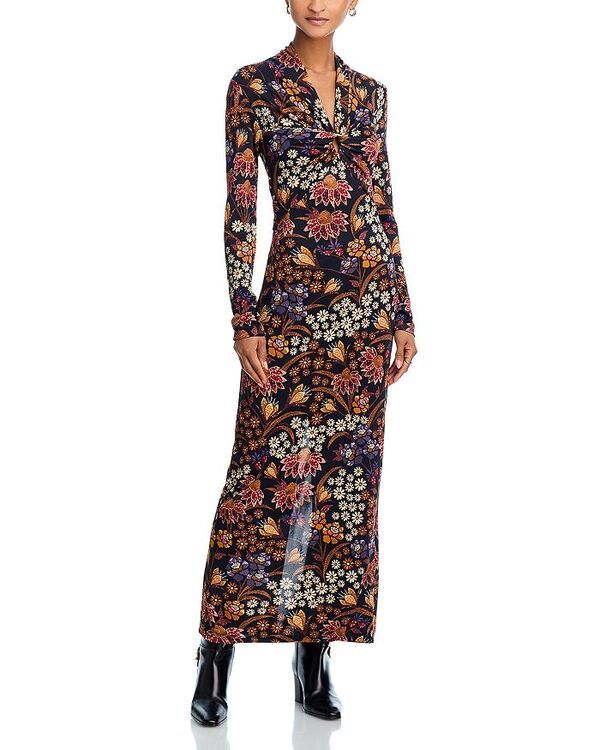 ファーム レディース トップス ワンピース FARM Rio Lili Long Sleeve Dress Lili Black ブラック