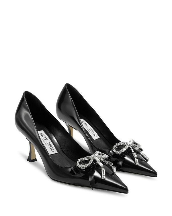 ジミーチュー レディース シューズ パンプス Jimmy Choo Womens Auria 70 Pumps BlackCrystal ブラック
