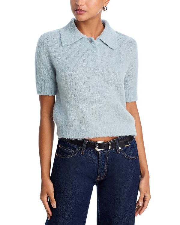エーエルシー レディース アウター ニット・セーター ALC Gio Sweater Slate Blue スレート