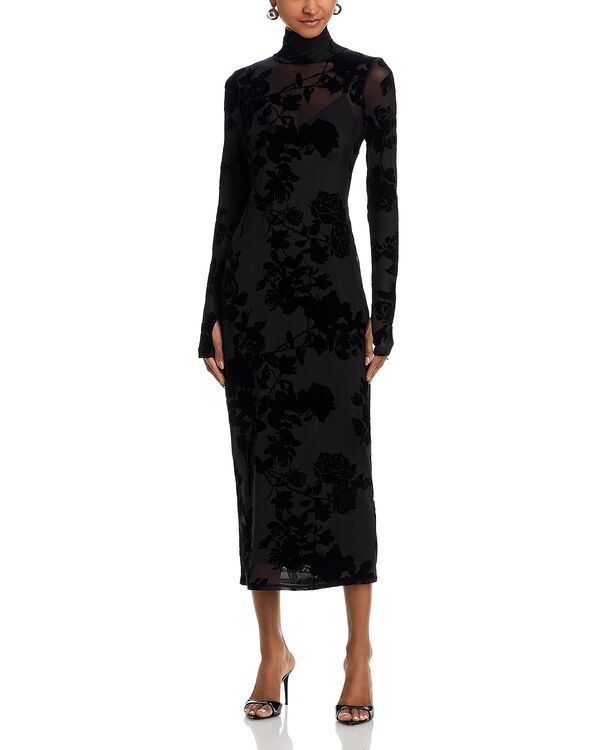 エーエフアールエム レディース トップス ワンピース ミディ AFRM Shailene Midi Dress Cascade Roses