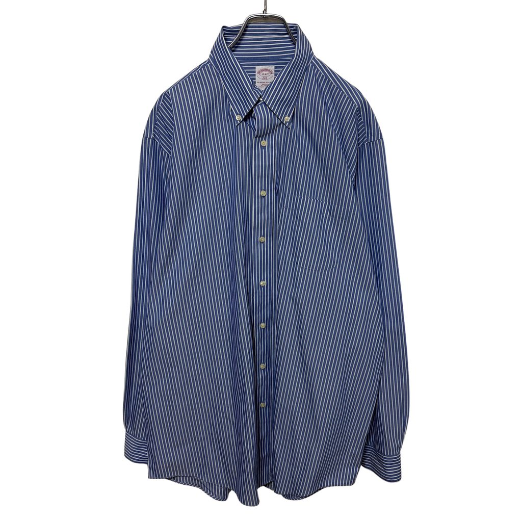 【Brooks Brothers】 Striped Non-Iron Button Down Shirt ボタンダウンシャツ ワイシャツ S-6822