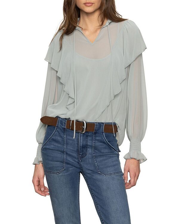 サンクチュアリー レディース トップス シャツ ブラウス Sanctuaryours To Keep Blouse Sky Gray グレー