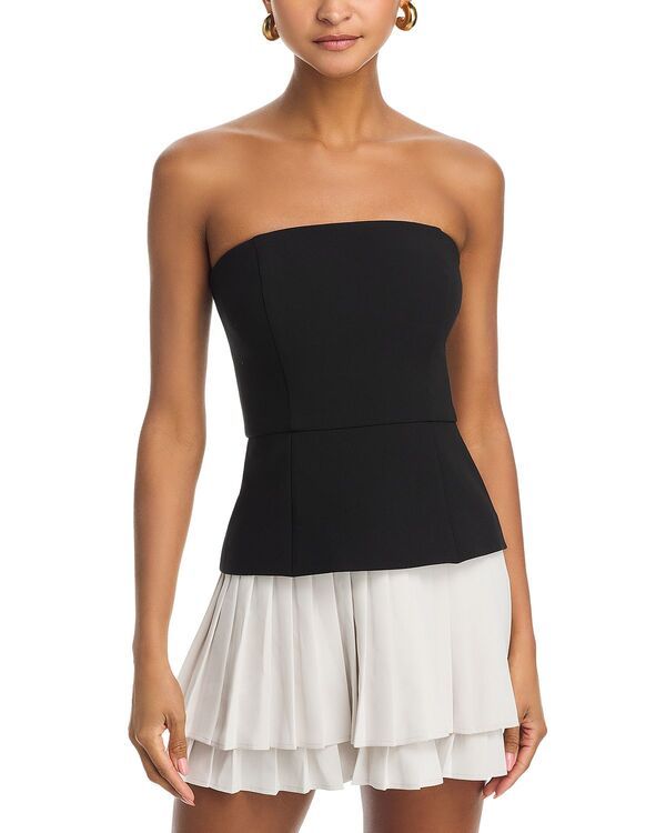 フレンチコネクション レディース トップス ワンピーストラップレス FRENCH CONNECTION Azra Strapless Dress BlackPorcelain Cream クリーム 13,476円