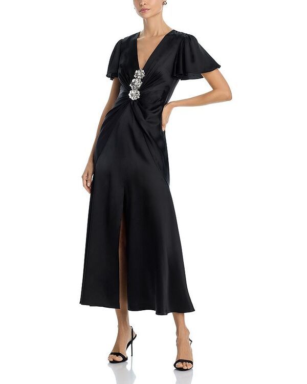 サンク セプト レディース トップス ワンピース シルク Cinq Sept Kordyn Silk Dress Black ブラック