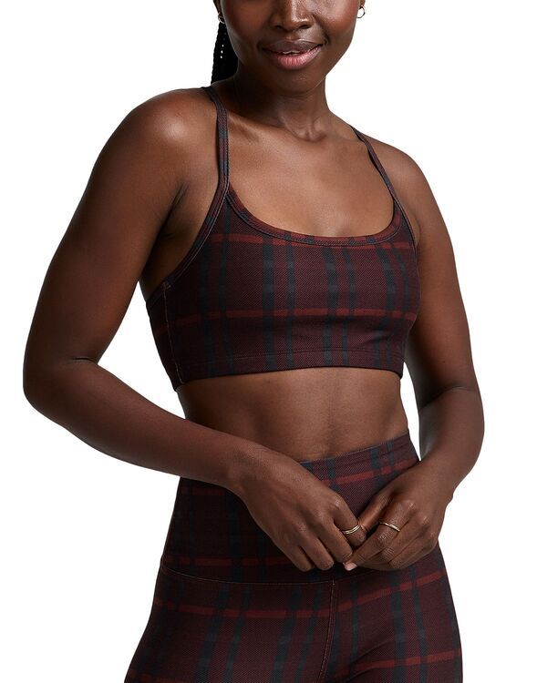 ビヨンドヨガ レディース アンダーウェア ブラジャー Beyond Yoga Softmark Slim Racerback Sports Bra Dark Cherry