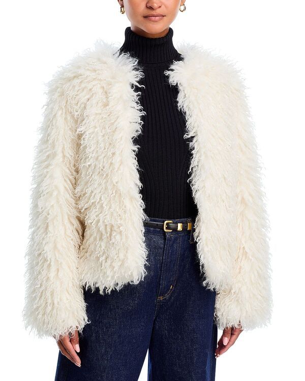 フォースレックレス レディース アウター ジャケット・ブルゾン 4th Reckless Nella Faux Fur Jacket Cream クリーム