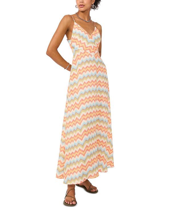 ワンステイト レディース トップス ワンピース マキシ 1STATE Chevron Maxi Dressand サンド