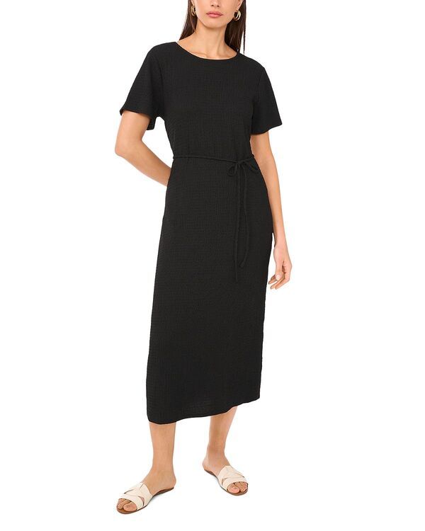 ヴィンスカムート レディース トップス シャツ ミディ VINCE CAMUTO Midi TShirt Dress Rich Black ブラック
