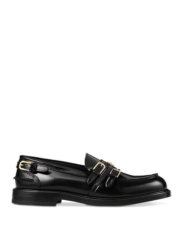 サンドロ レディース シューズ パンプス ローファー Sandro Womens Buckled Loafer Flats Black ブラック