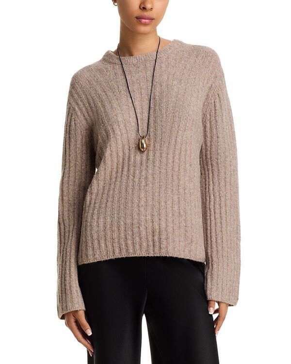 ヴェルヴェットバイグラハムスペンサー レディース アウター ニット・セーター リブ Velvet by Graham Spenceribbed Pullover Sweater Tan タン