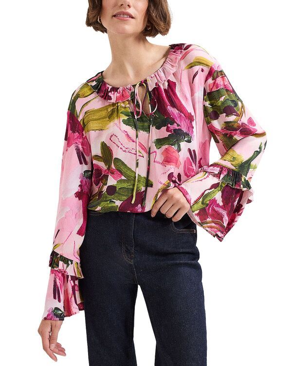フェイズ・エイト レディース トップス シャツ フラワー柄 ブラウス フラワー Phaseight Andi Floral Blouse MutliColor
