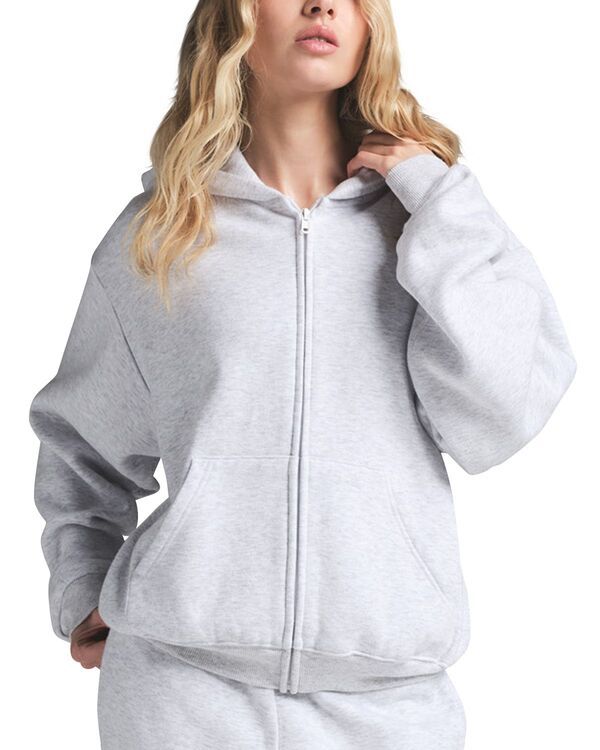 スキムズ レディース アウター パーカー・スウェット コットン フリース SKIMS Cotton Fleece Full Zip Hoodie Light Heather ヘザー