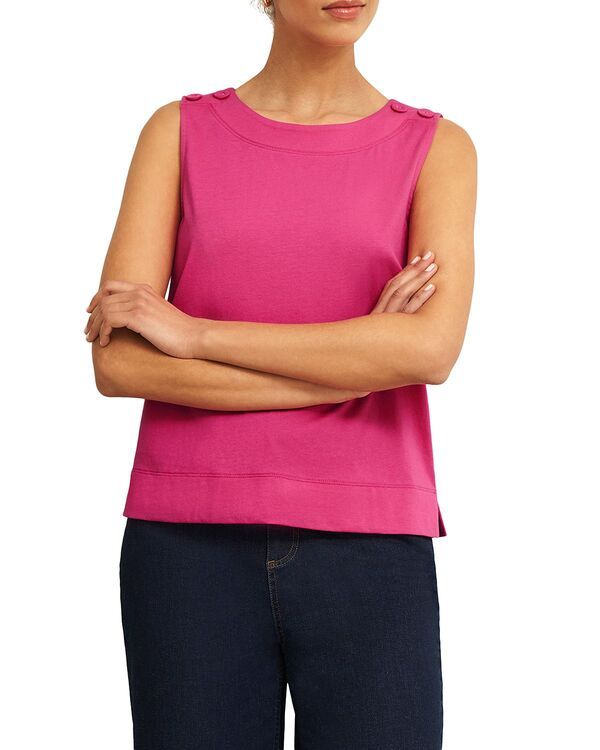 ホッブスロンドン レディース トップス タンクトップ HOBBS LONDON Maddy Tank Top Tulipink ピンク