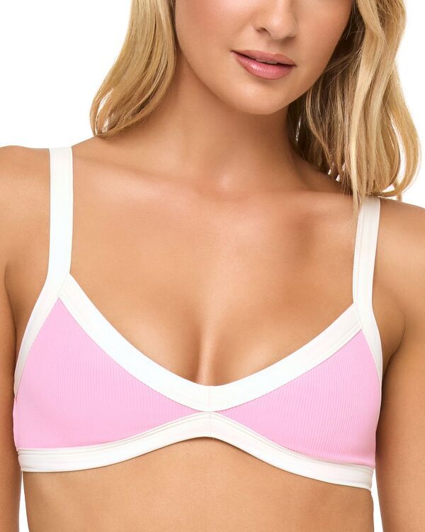 エルスペース レディース 水着 トップのみ LSpace LTaylor Bikini Topink SugarCream クリーム